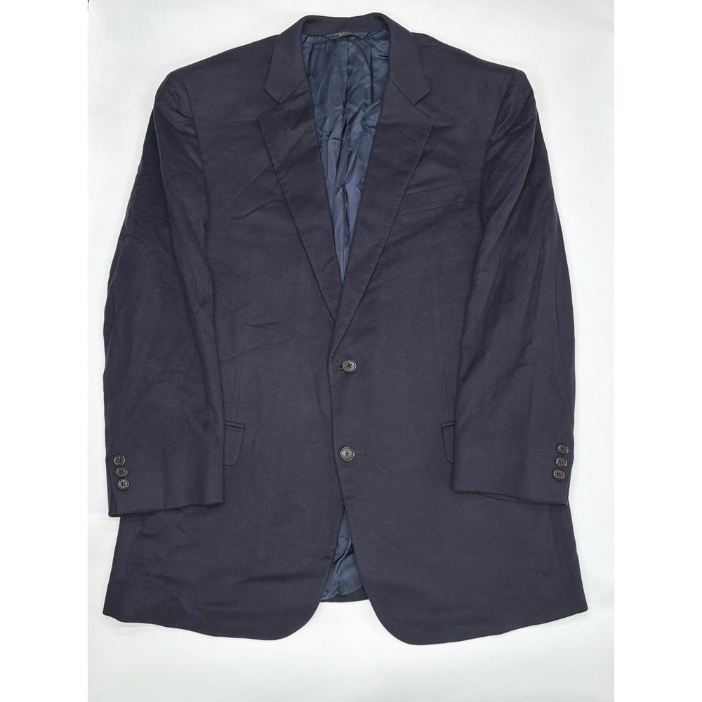 Loro Piana 100% Cashmere Mens‎ Blue Brooks Brothers Blazer Sport Coat Size 44L